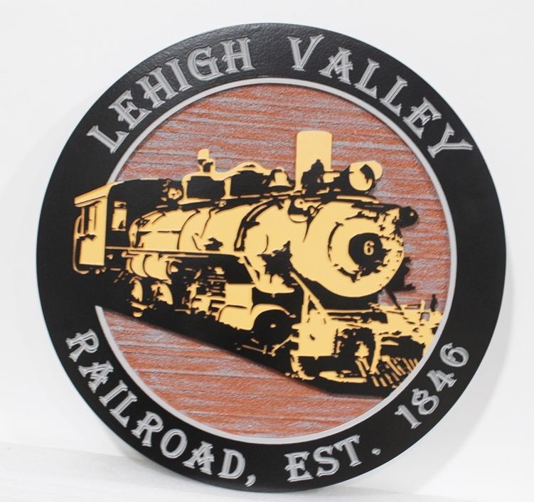 DP-1623 - Carved 2.5-D Multi-Level HDU Plaque of the  Seal of Lehigh Valley