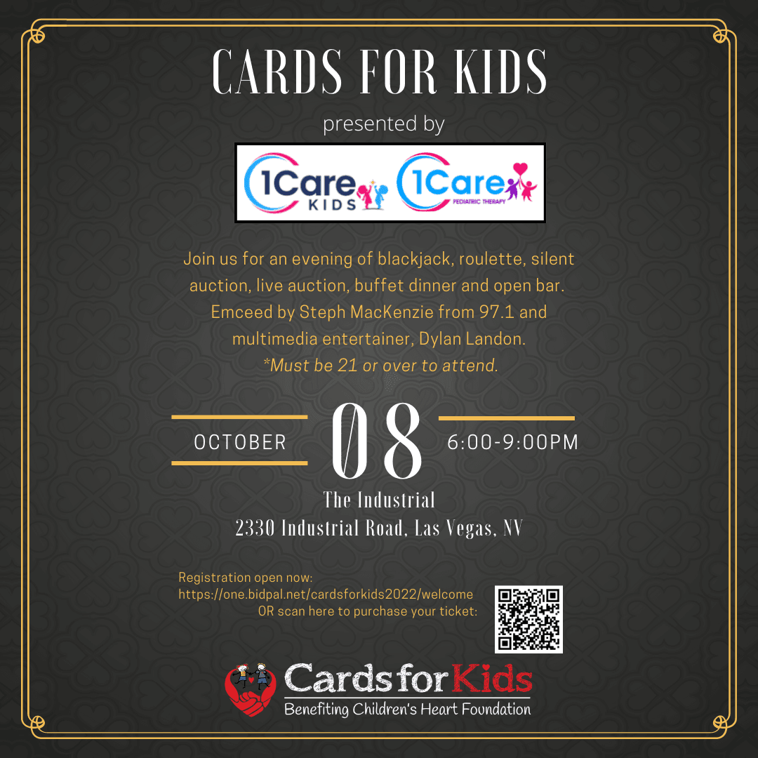 Cards for Kids presented by 1 Care Kids & 1 Care Pediatric Therapy