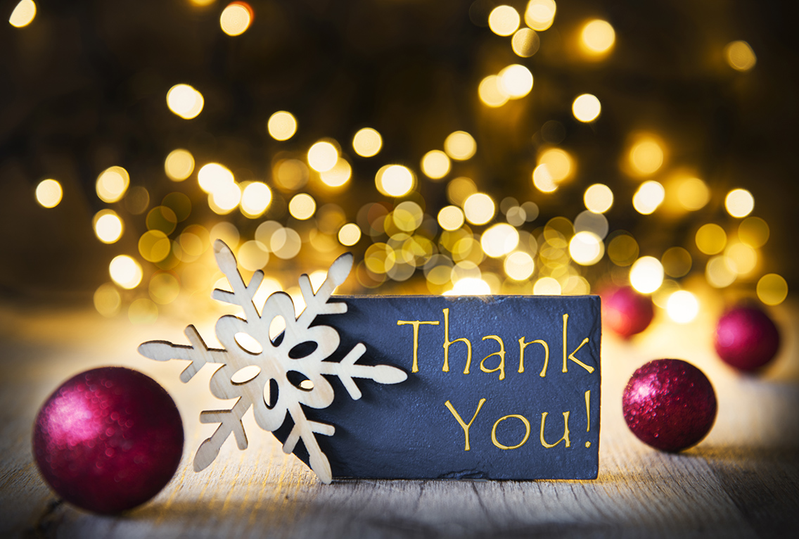 Holidays are a great time for leaders to express gratitude