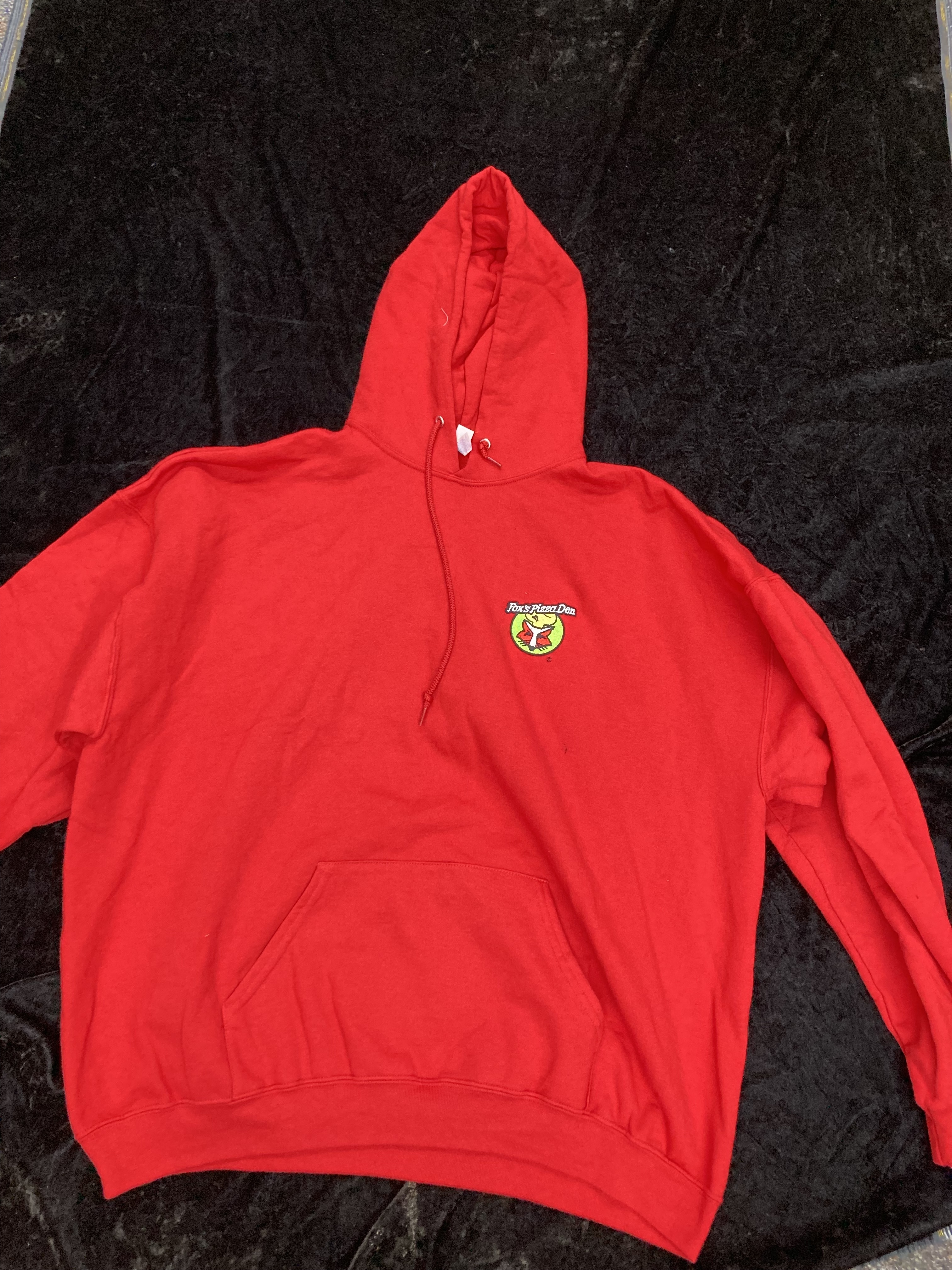 SALE Fox's Logo - 3XL Red Hoodie