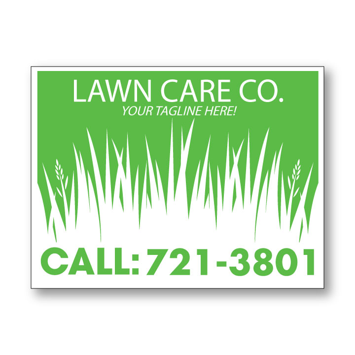 24"x18" Lawn Care Yard Sign (Design 1)