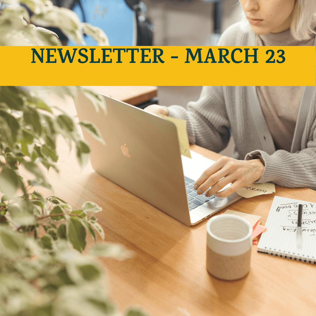 THIS JUST IN! - MARCH NEWSLETTER
