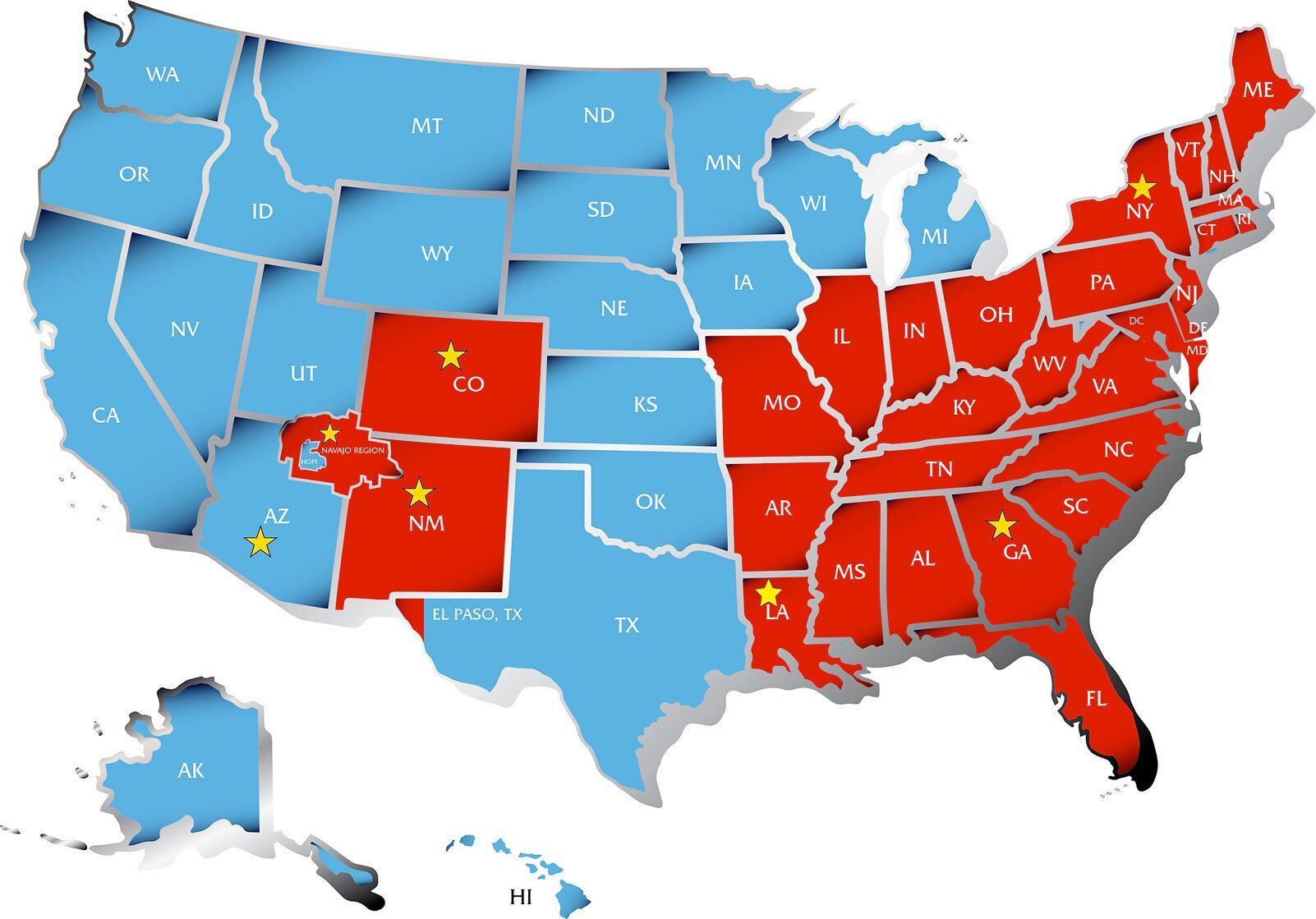 Our APEX Accelerator Service Areas by Regions