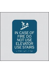 Fire/Stairs (In Case of Fire Use Stairs)