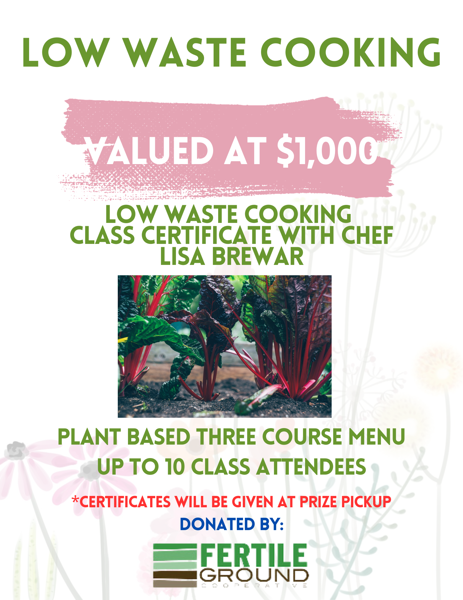 Low Waste Cooking