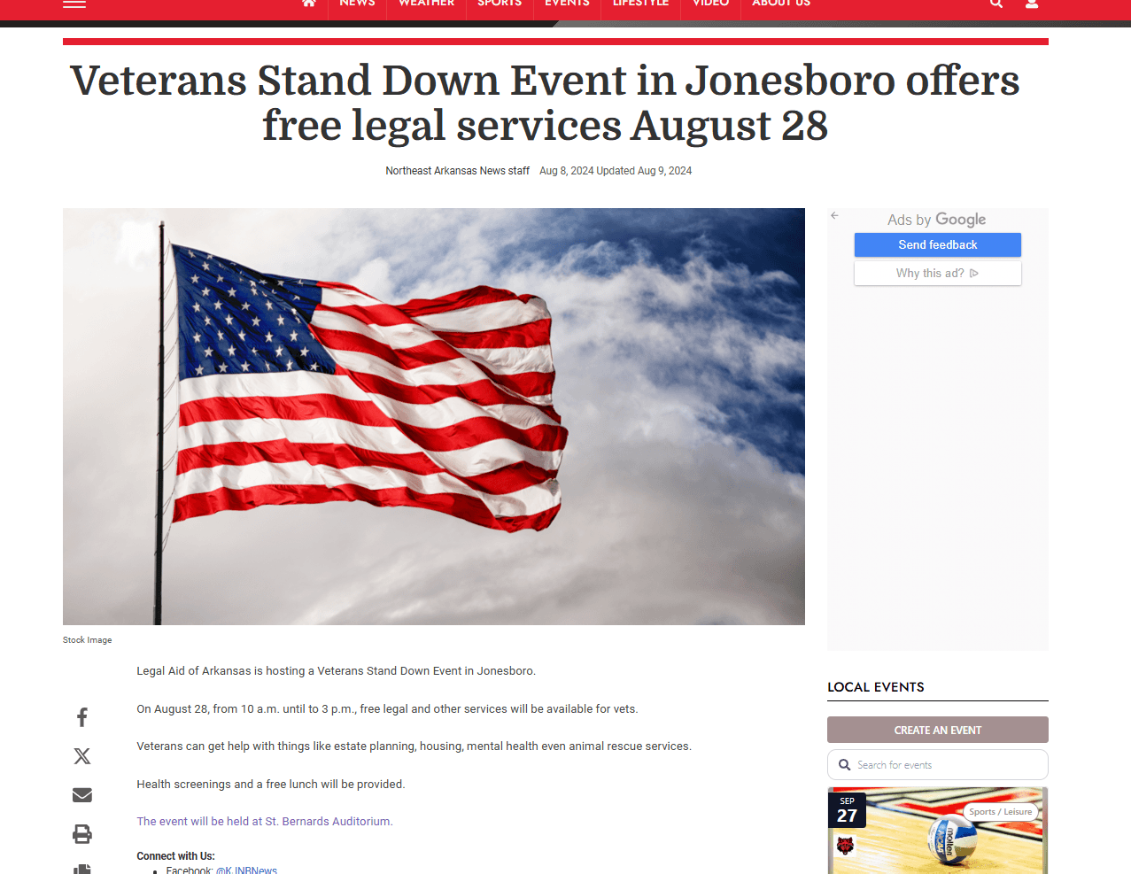 Veterans Stand Down: FREE Legal Services to ALL Veterans 