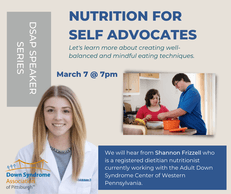 Nutrition for Self-Advocates - Held on March 7, 2022