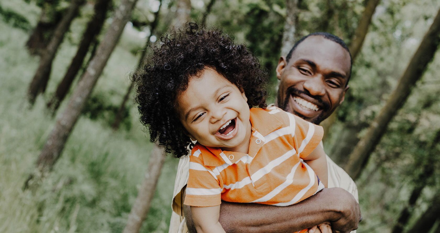 Man with Laughing Child