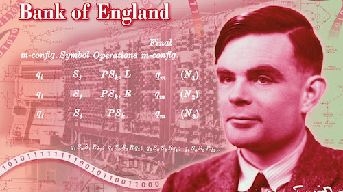 Alan Turing to be honored on UK's 50 Pound Note