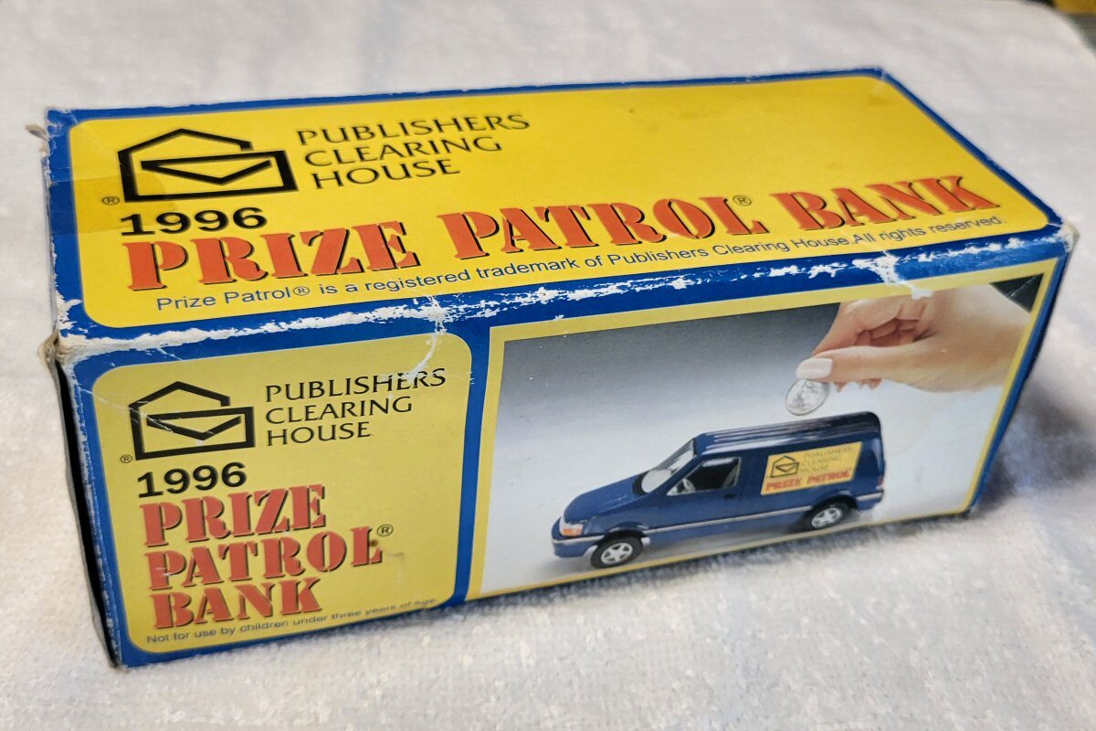 1996 Prize Patrol Van Bank - Blue - 1:43 scale