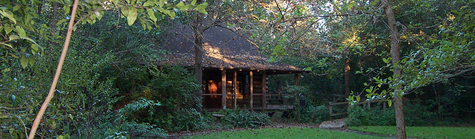 Log Cabin Edith Moore Nature Sanctuary Houston Audubon