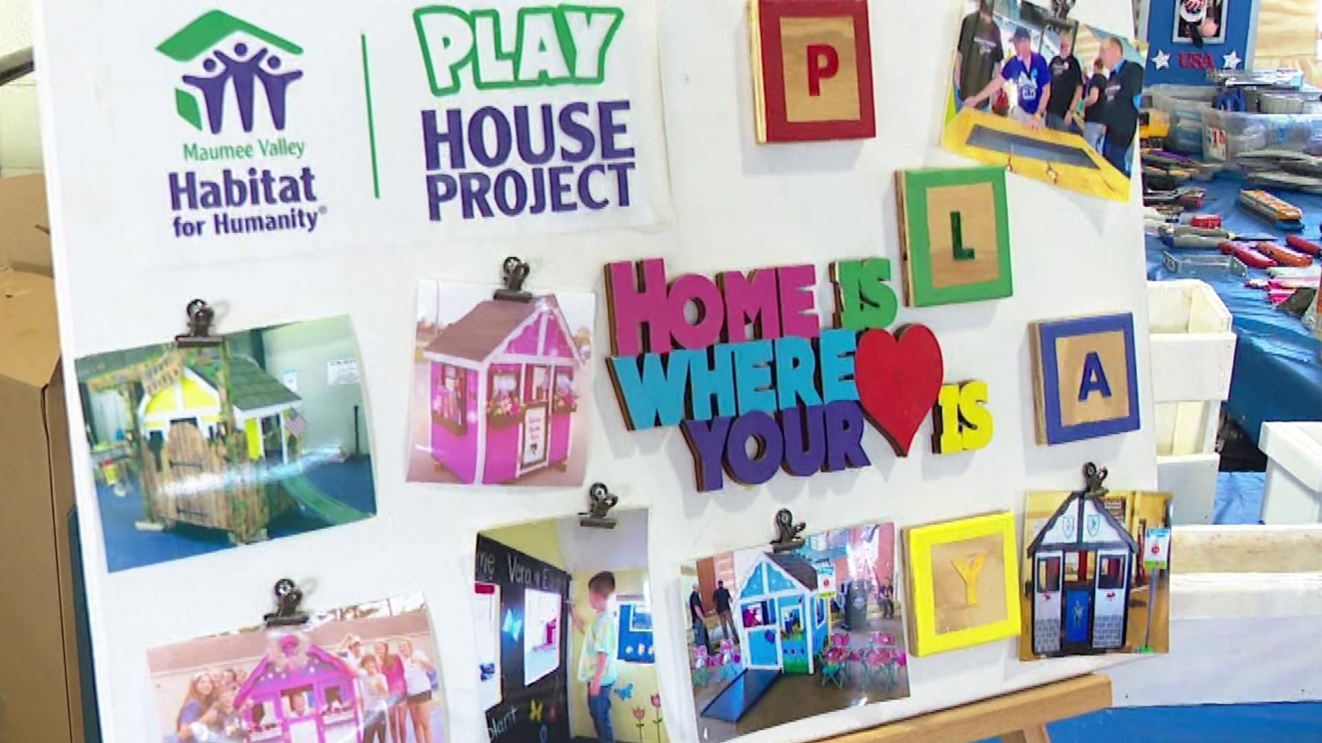 Local organizations coming together for Maumee Valley Habitat for Humanity's largest Playhouse Project Blitz Build ever