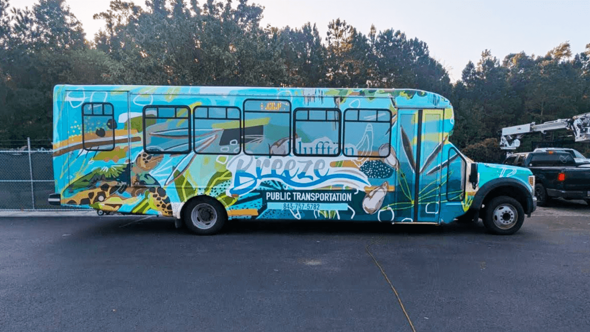 Bluffton Breeze Bus Wrap