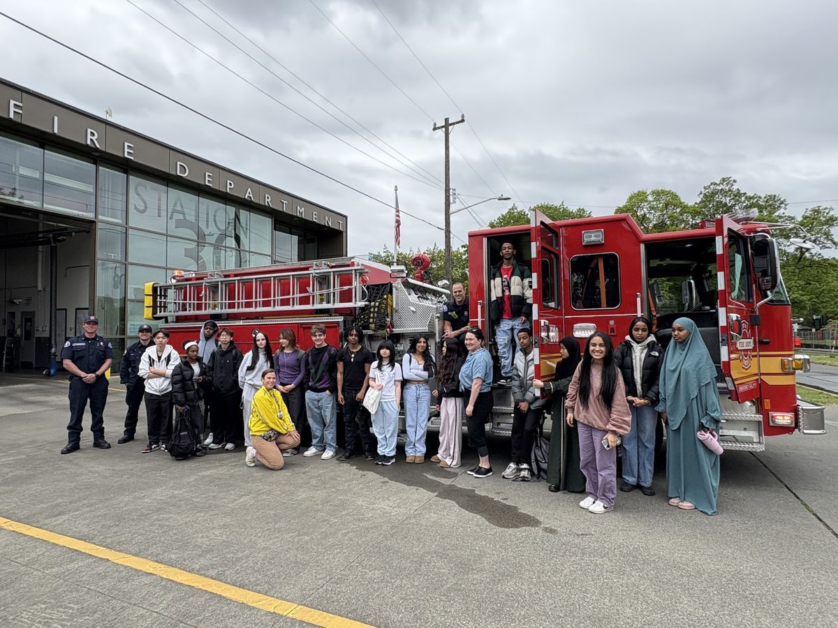 Career Tour with the fire department 