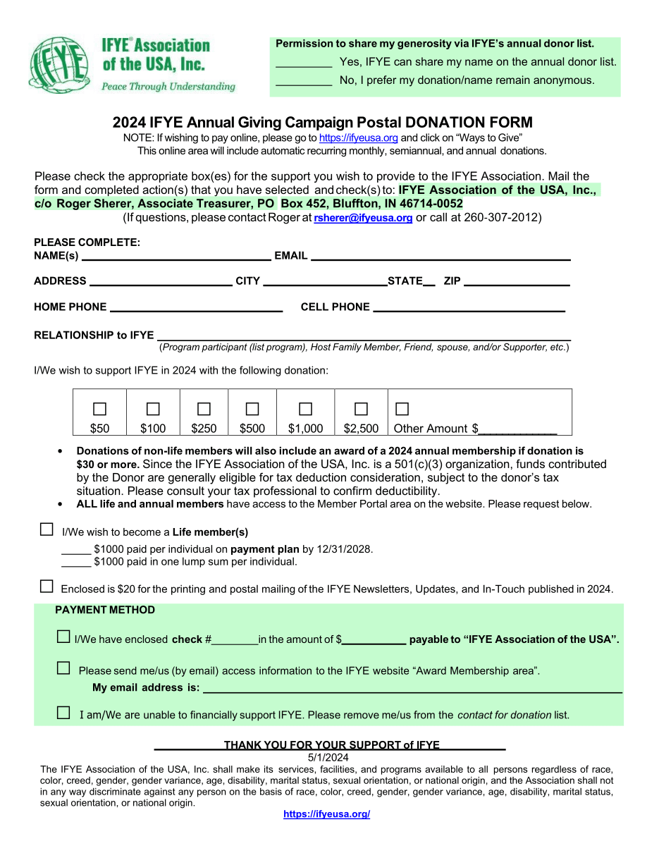 2024 AGC Paper Donation Form