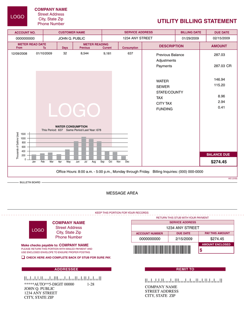 form in note gst debit Printing Statement Bills Utility Printing   Mele