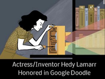 Hedy Lamarr Google Doodle