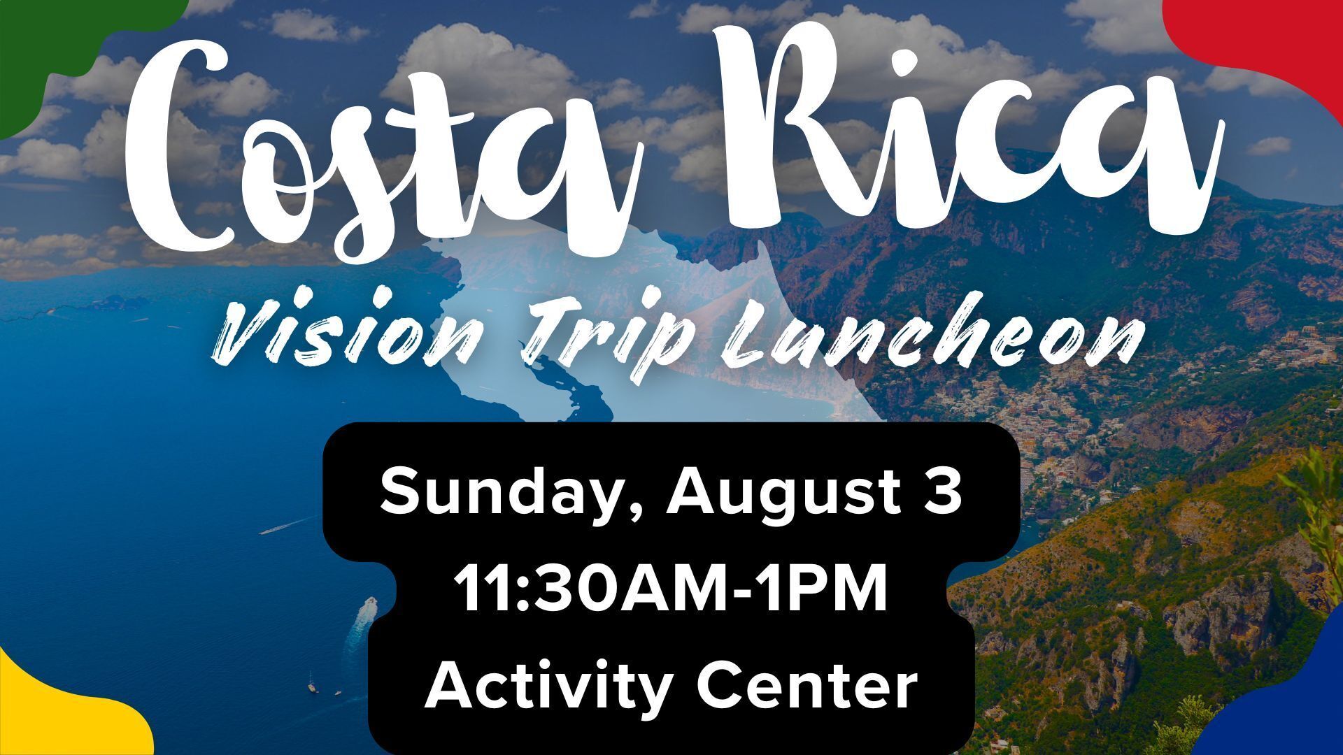 Costa Rica Vision Trip Luncheon