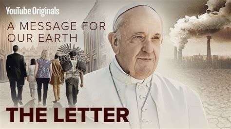 Picture of Pope Francis and Movie title the Letter