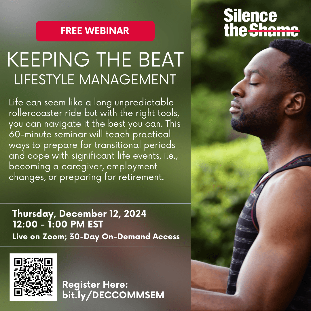 December 12th @ 12PM EST: Keeping the Beat Lifestyle Management