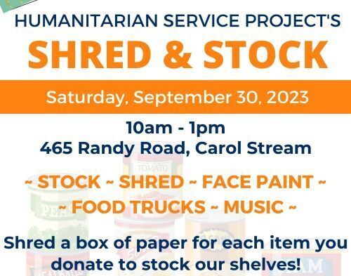 Shred & Stock Event at HSP