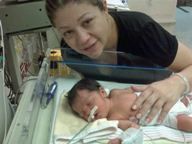 Mom and baby in NICU