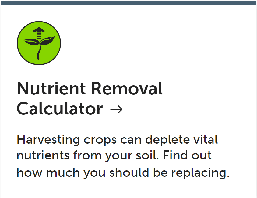 Nutrient Removal Calculator