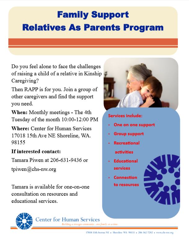 Family Support - Relatives as Parents Program
