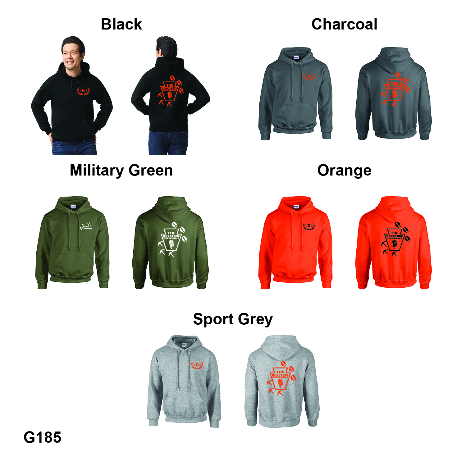 REGULAR DESIGN - Gildan Adult Heavy Blend™ 8 oz., 50/50 Hooded Sweatshirt