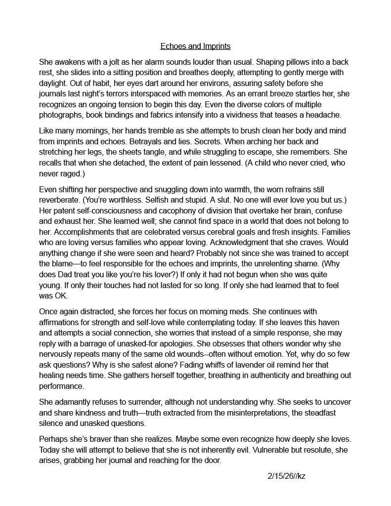 Echoes and Imprints by /kz