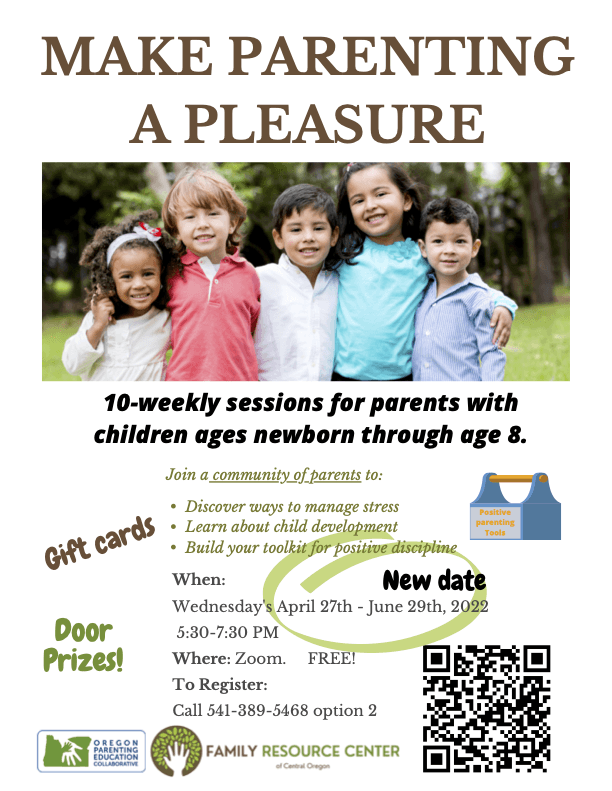 Flyer for Make Parenting A Pleasure Class