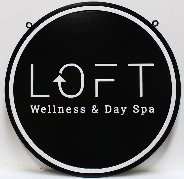 SA28505 - Engraved HDU Sign  for Loft Wellness and Day Spa