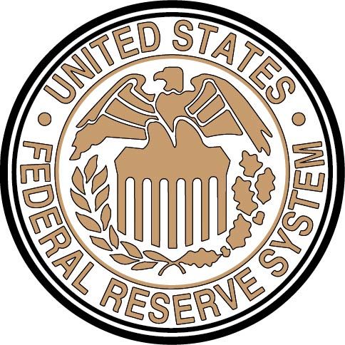 U30772 - US Federal Reserve System Seal Carved Wooden Wall Plaque