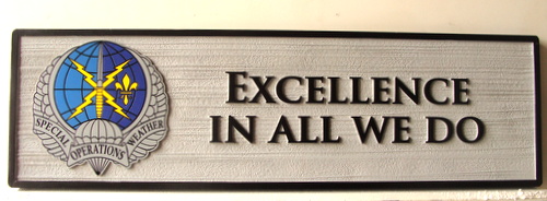 CB5433- Motto of the US Air Force, Two-level Relief