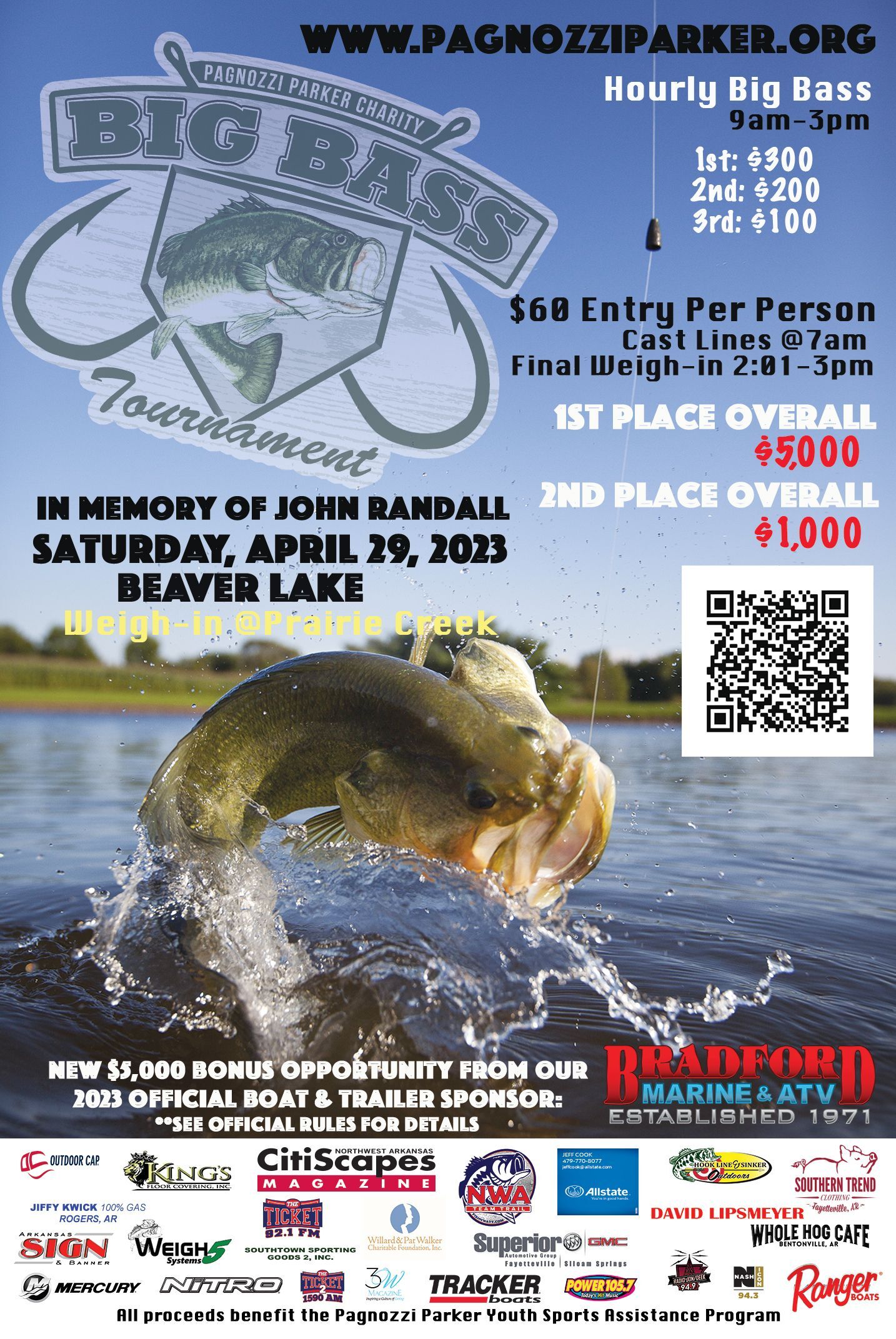 So much - Pagnozzi Parker Charity Big Bass Tournament
