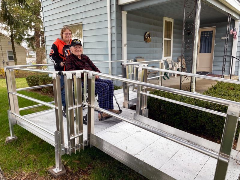 Springfield Vet Gets Long-Awaited Wheelchair Ramp Through Dayton Habitat