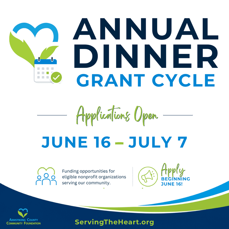 Annual Dinner Grant Cycle Image with Dates & info