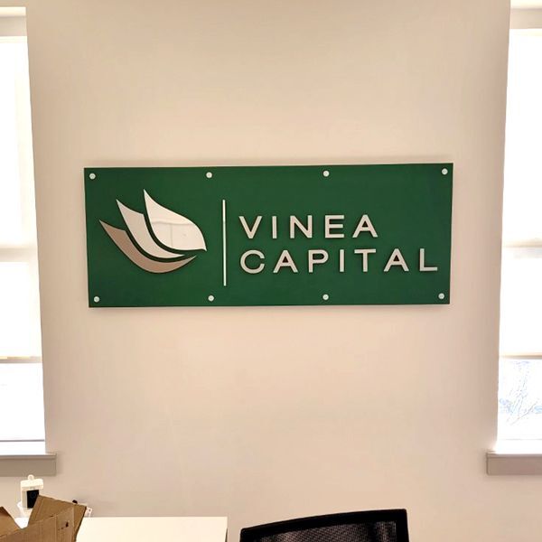 Acrylic Wall Sign – Vinea Capital