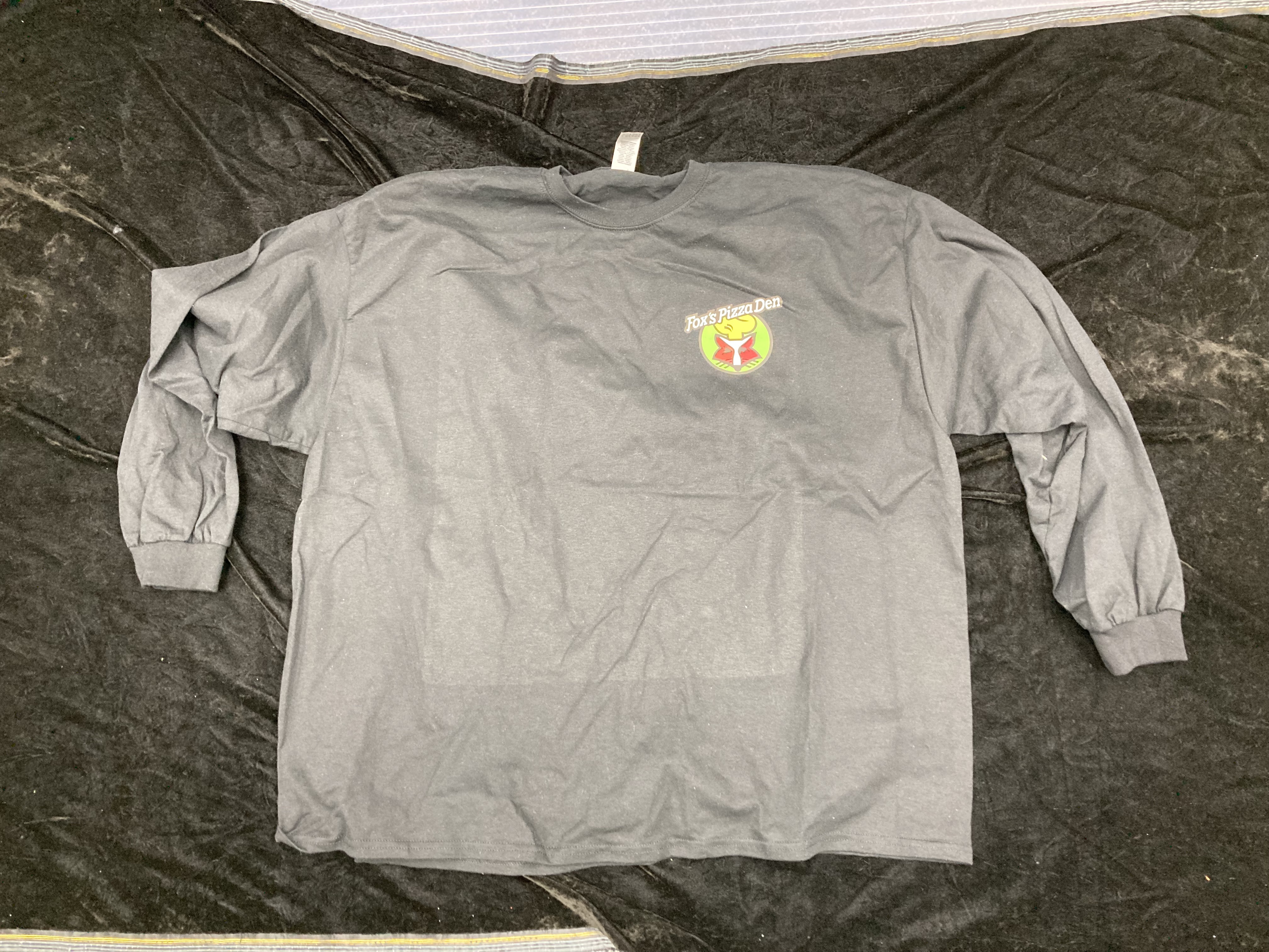 SALE Fox's Logo - 3XL Black Long Sleeve