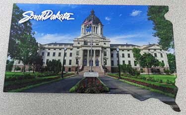 South Dakota Plaque-State Capitol