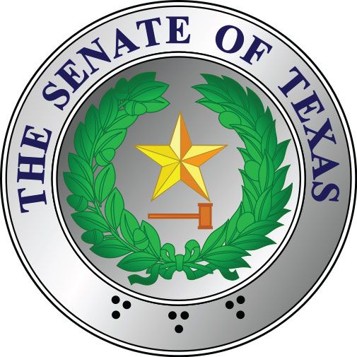 W32461 - Wall Plaque of  Seal of the Senate of the State of Texas 