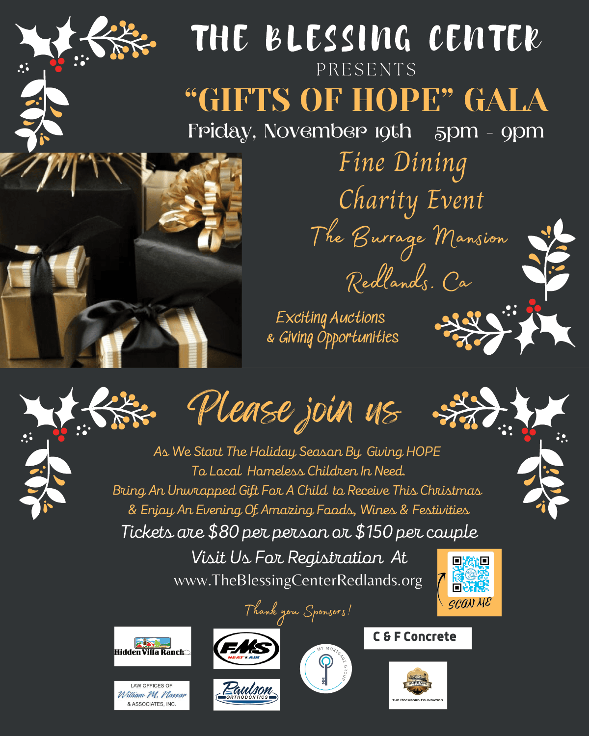 Gifts of Hope Gala Fundraisers The Blessing Center