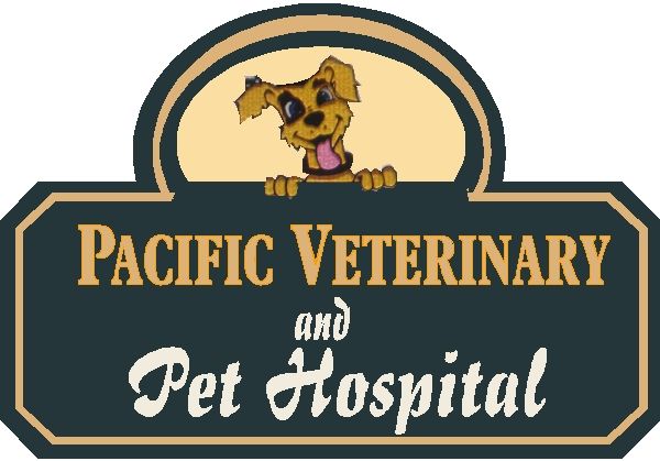 BB11770 – Veterinary and Pet Hospital Carved HDU Sign 