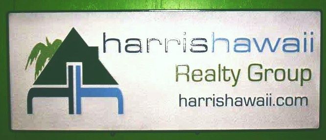 C12280 - Carved Sign for Harris Hawaii Realty Group