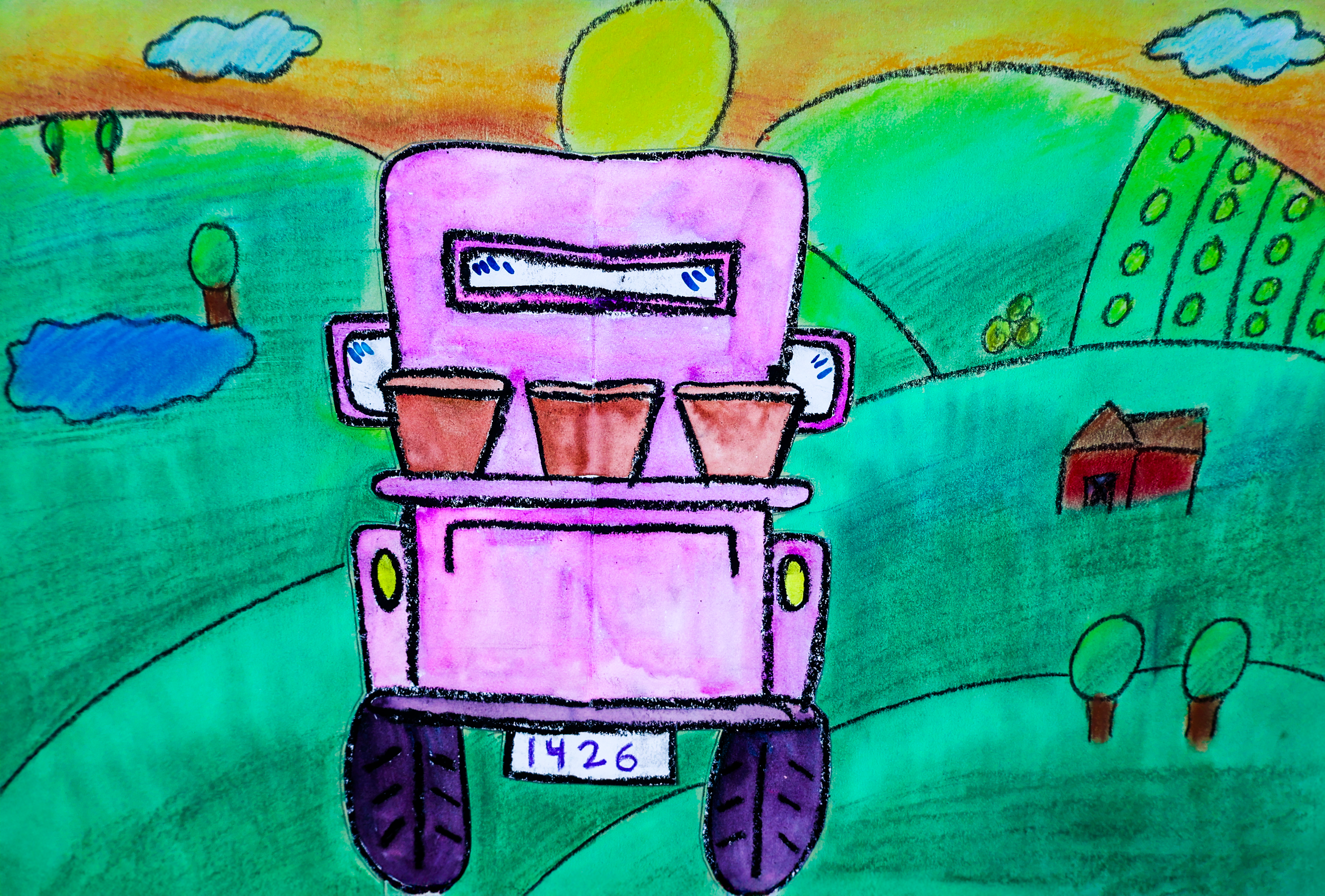 Rolling Along the Farm