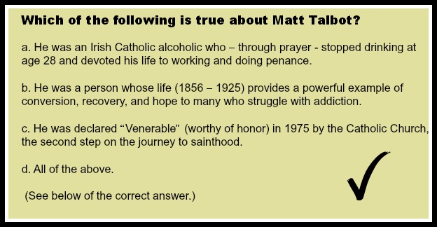 Matt Talbot's Road to Sainthood