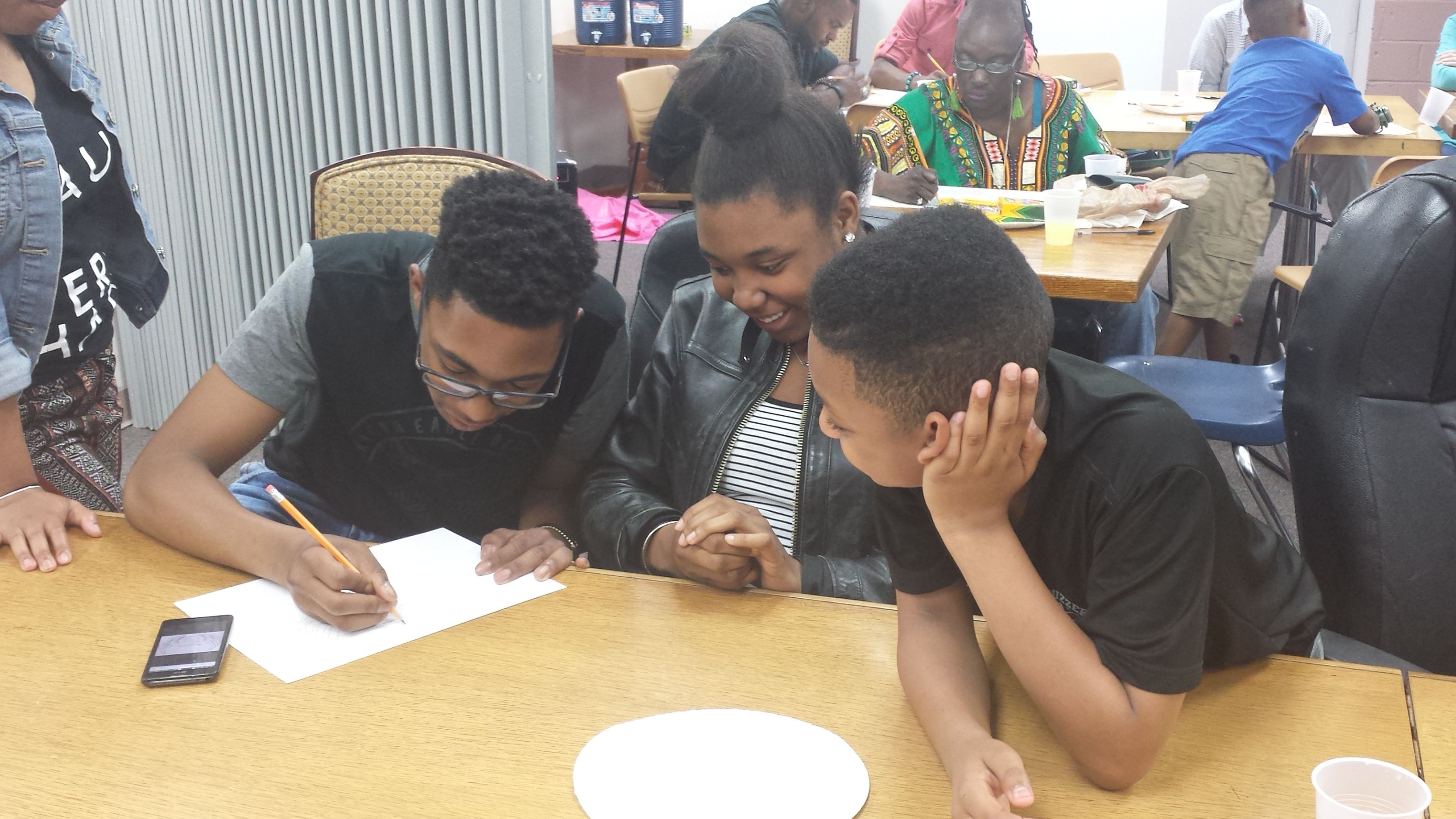 Children Affected by HIV/AIDS Create Family Mascot