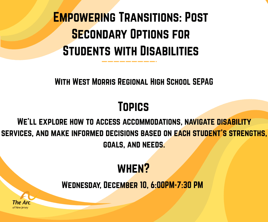 Empowering Transitions: Post Secondary Options for Students with Disabilities