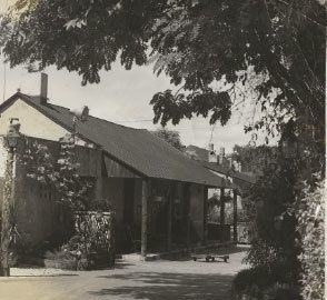 Herrera House, Ca. 1954 (after restoration). Photograph in the collection of Lewis S. Fisher