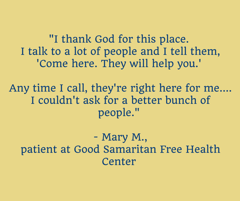 Mary - Good Samaritan Free Health Center